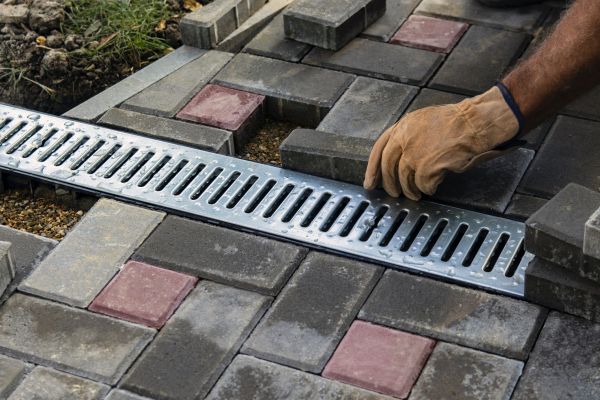 Patio Drain Installation in Overland Park