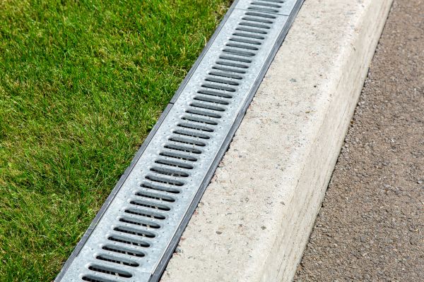 Courtyard Drain Installation in Overland Park