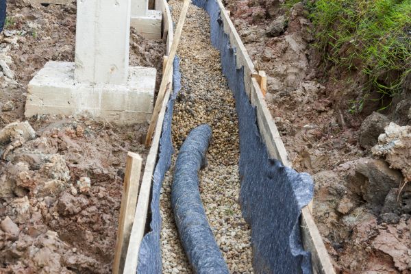 French Drain Installation in Overland Park